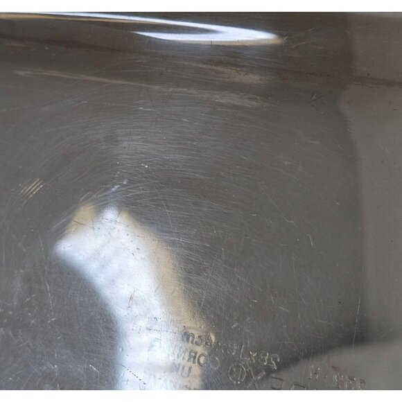 Pyrex Amber Brown Cake Pan 3qt baking dish Fireside glass casserole 233N - Picture 7 of 9